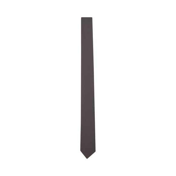 Gucci Men Brown Crepe-Effect Fabric Slim Tie